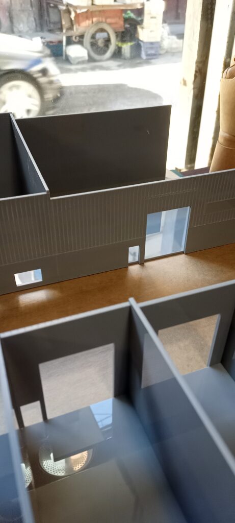 Warehouse architectural scale model produced by SHARK for an Australian project.