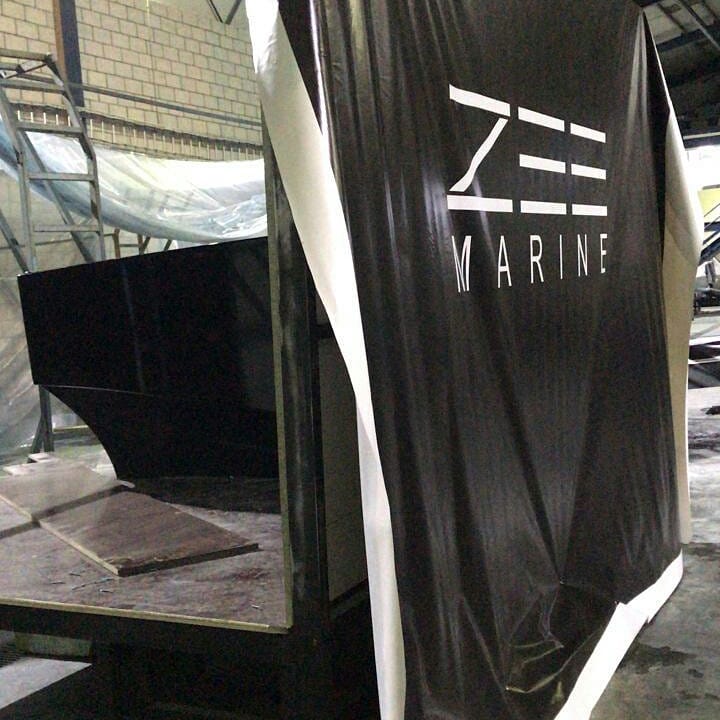 Custom exhibition booth graphics and promotional branding