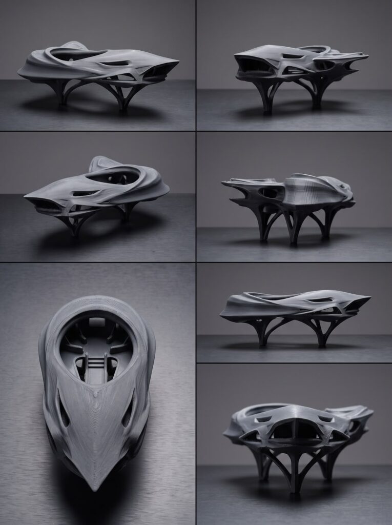 3D printed architectural model produced by SHARK for an architecture student project.