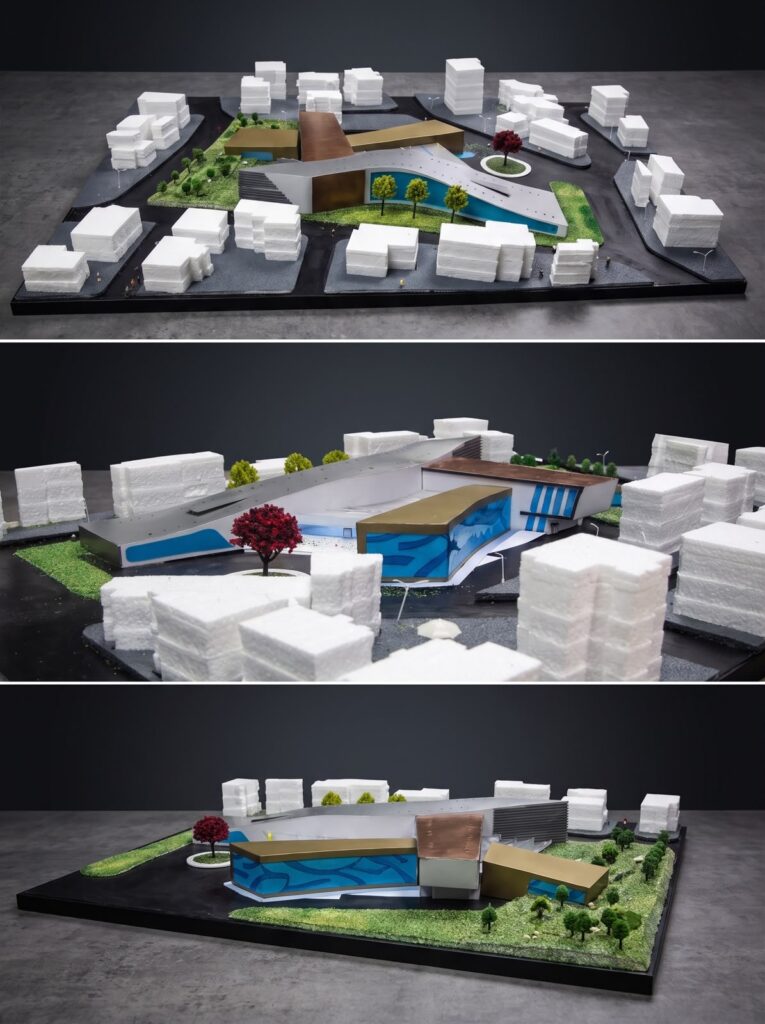 Architectural scale model produced by SHARK for a senior architecture student project.