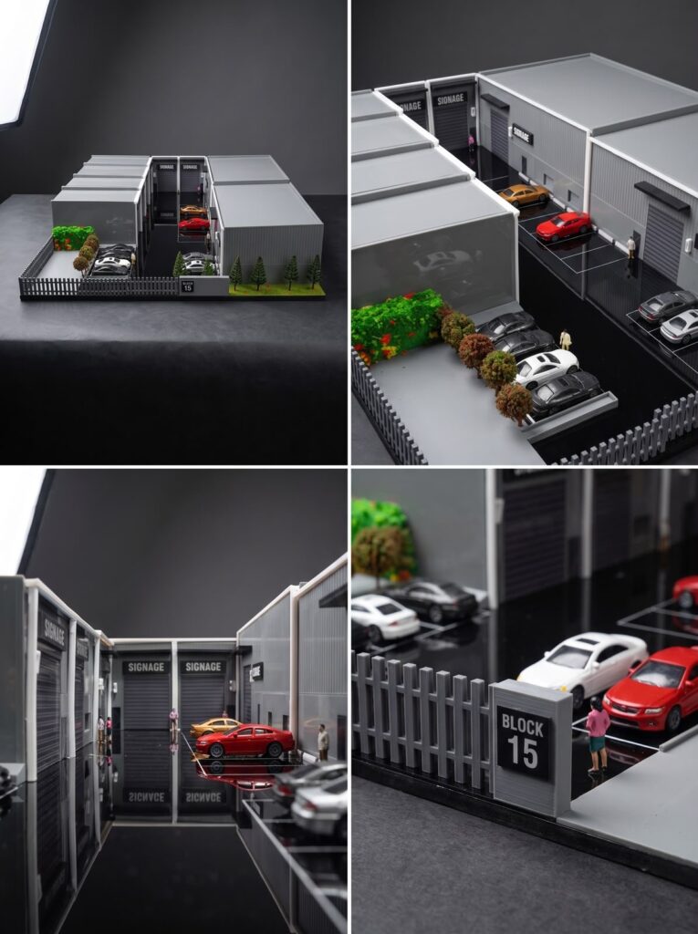 Warehouse architectural scale model produced by SHARK for a project in Australia.