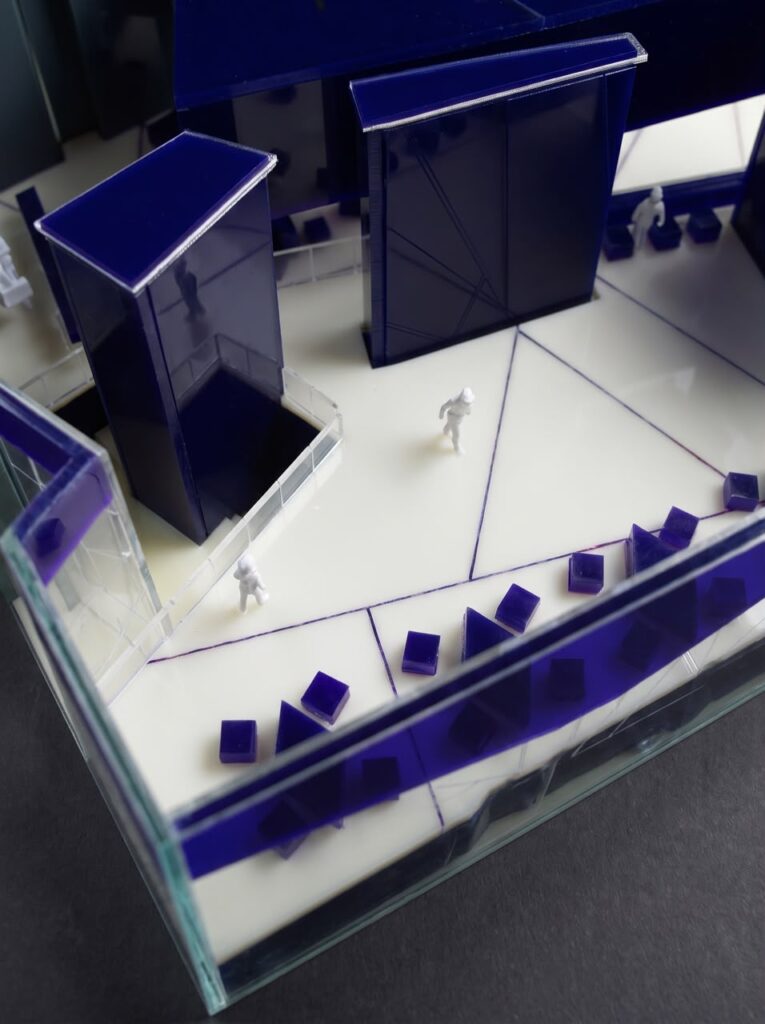 Interior design model project produced by SHARK for a student.