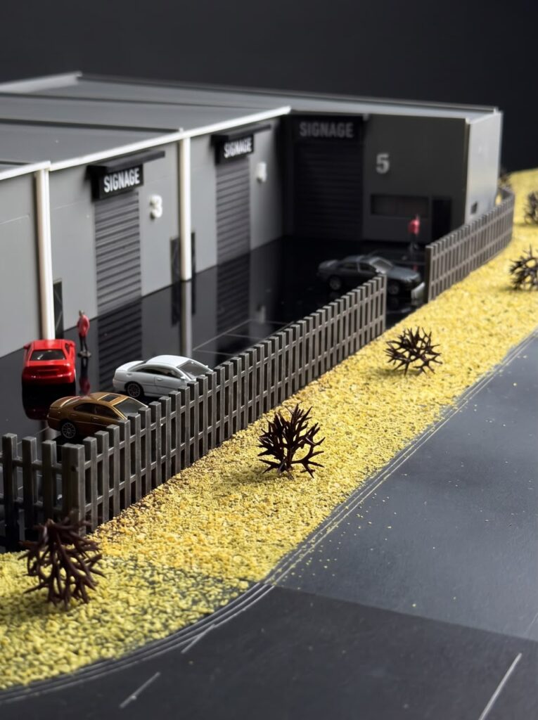 Project view of the second Australian warehouse scale model produced by SHARK.